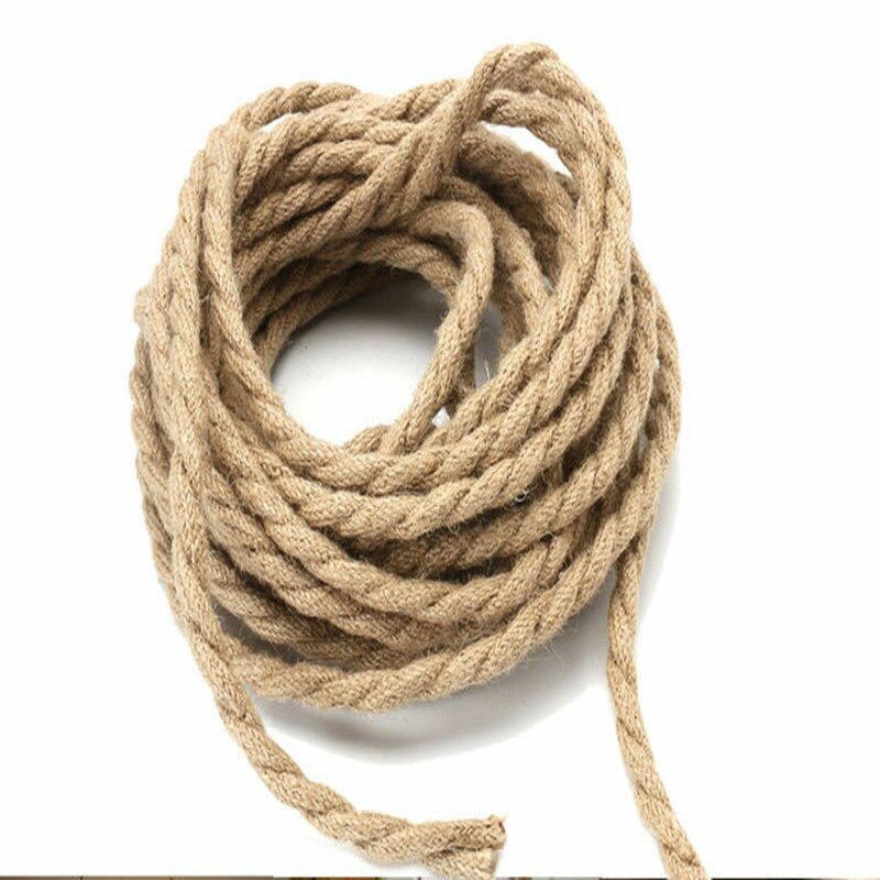 5m/ rull 2*0.75mm hampetau kabel, hampetau flettet ledning, tvunnet par flettet ledning, retro lysekronetråd