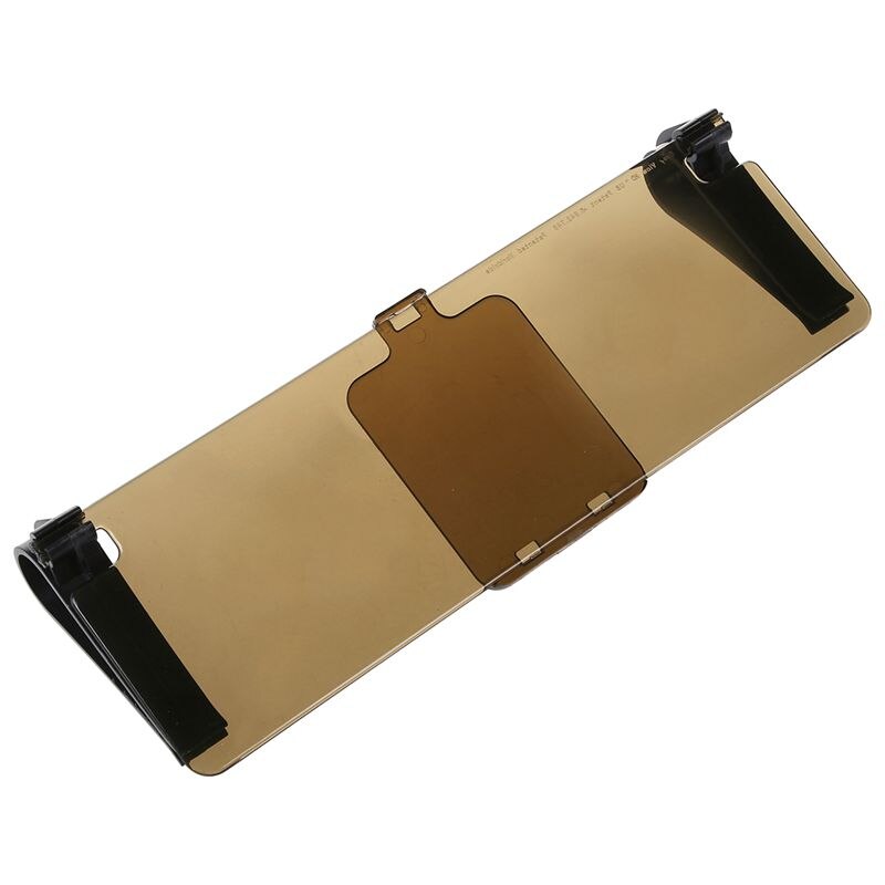 Slitesterk solskjerm, anti-refleks anti-blending, clip-on bil solskjermspeil