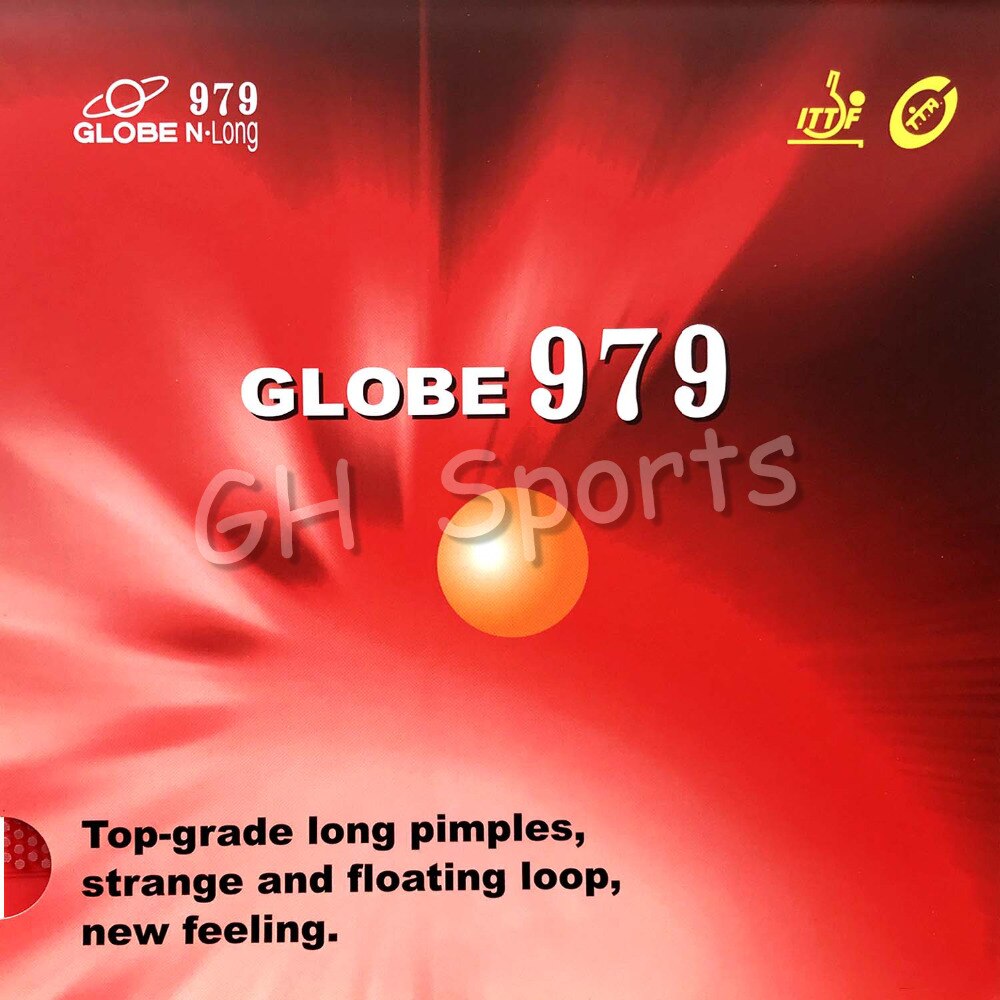 Globo 979 Chop + ataque largo Pips-Out ping pong goma con esponja