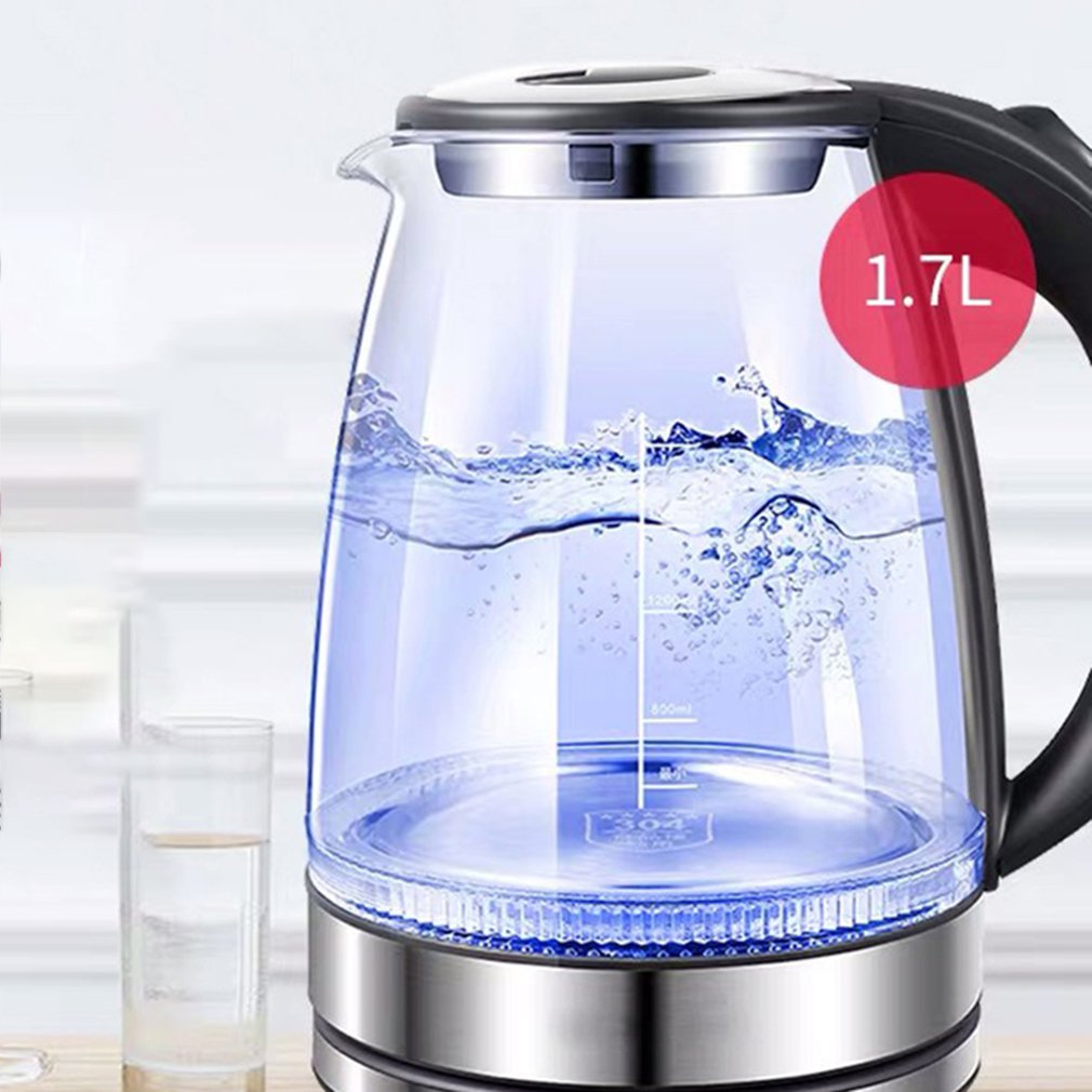 Elkedel speedboil glas te-kedel ledningsfri elkedel med automatisk sluk og tørkogningsbeskyttelse power off-kedel