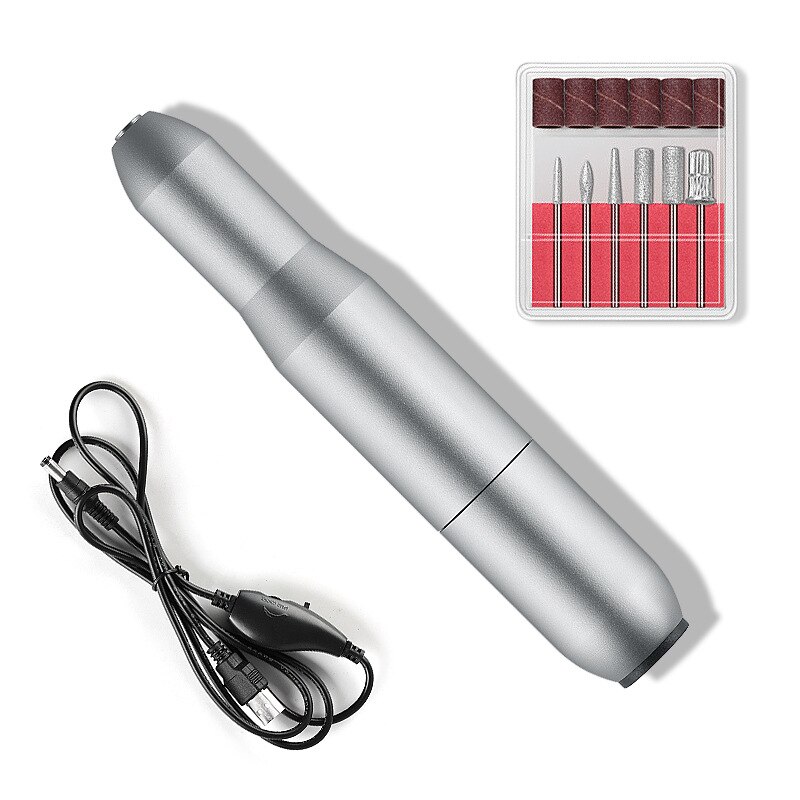 1 set elektrische manicuremachine, pen, pedicure, nagelvijl, nagelgereedschap, boor, nagelboormachine, apparatuur, nagelkunstgereedschap