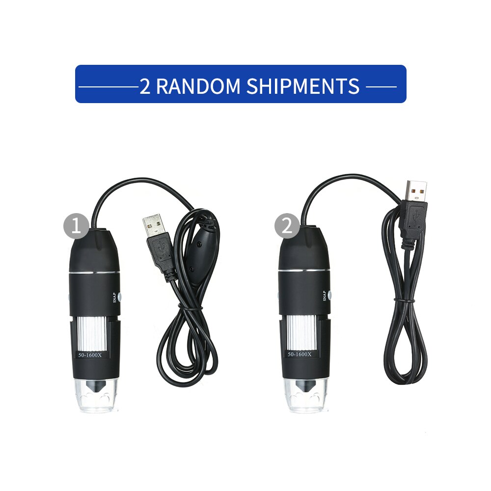 Microscopio Digital portátil con USB, lupa, estéreo electrónica, cámara, Sensor CMOS de 0.3MP, 1000X 1600X