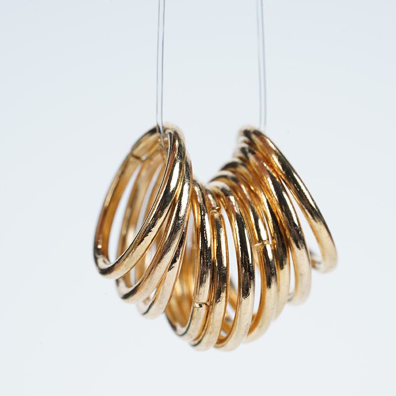 10pc hår flettet ring gull farge sirkel mansjett tilbehør bryllup hår smykker hår klips dekorasjon sirkel  q4 p 8