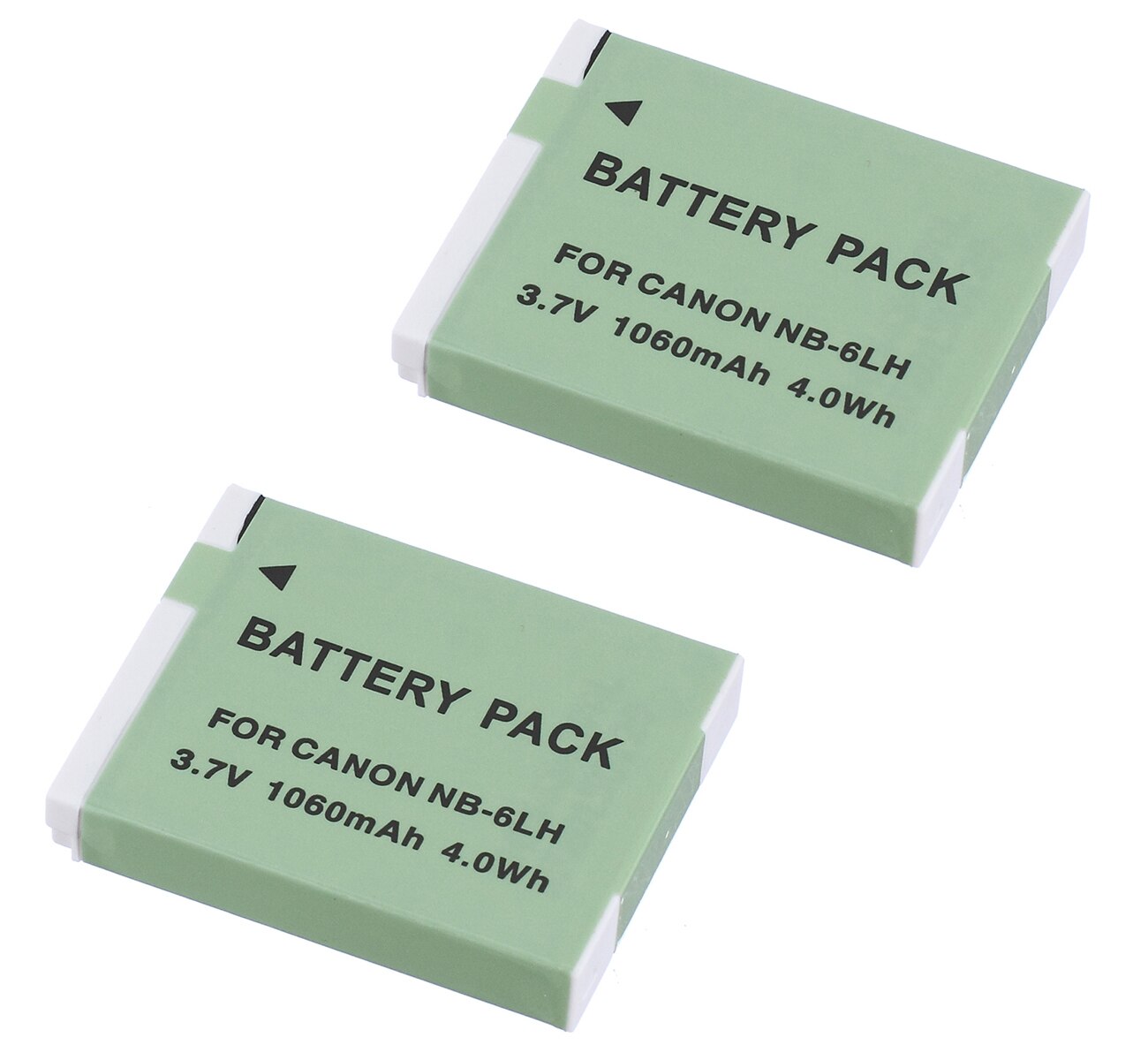 Paquete de baterías para cámaras digitales Canon PowerShot SX500IS, SX510HS, SX520HS, SX530HS, SX540HS, SX600HS, SX610HS, SX700HS, SX710HS: 2 PCS Battery