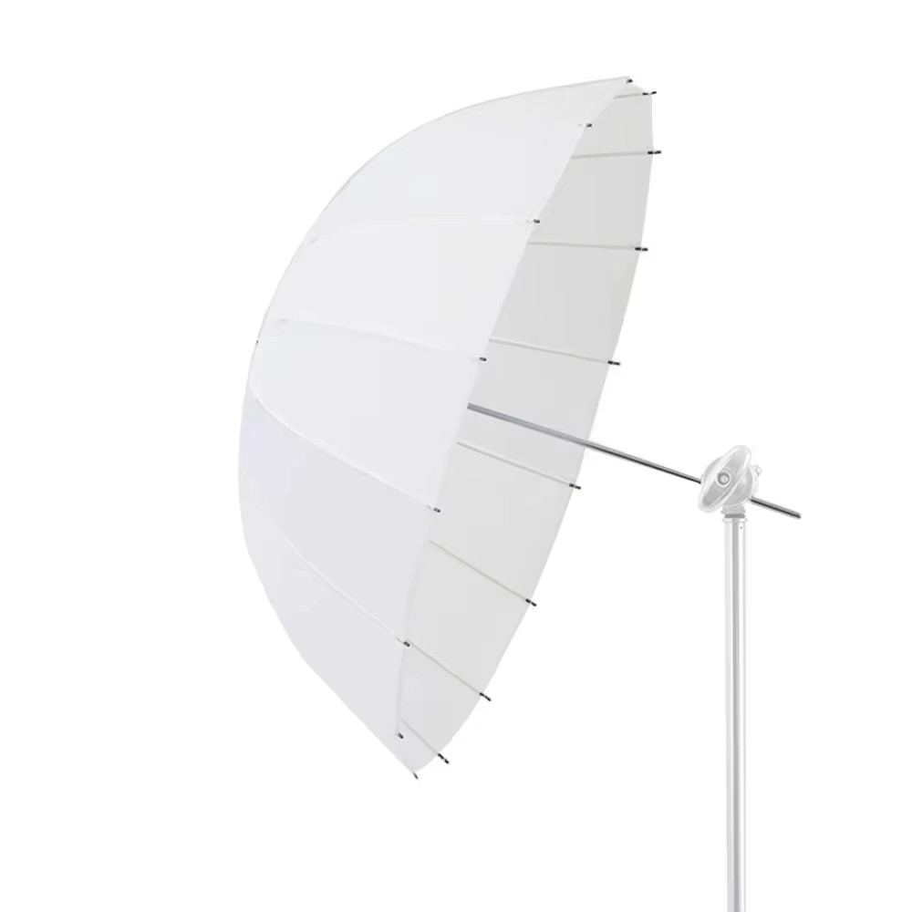 Godox UB-85D 85Cm Wit Parabolische Reflecterende Transparante Zachte Paraplu Studio Licht Paraplu Met Zwart Zilver Diffuser Cover: Kit 2