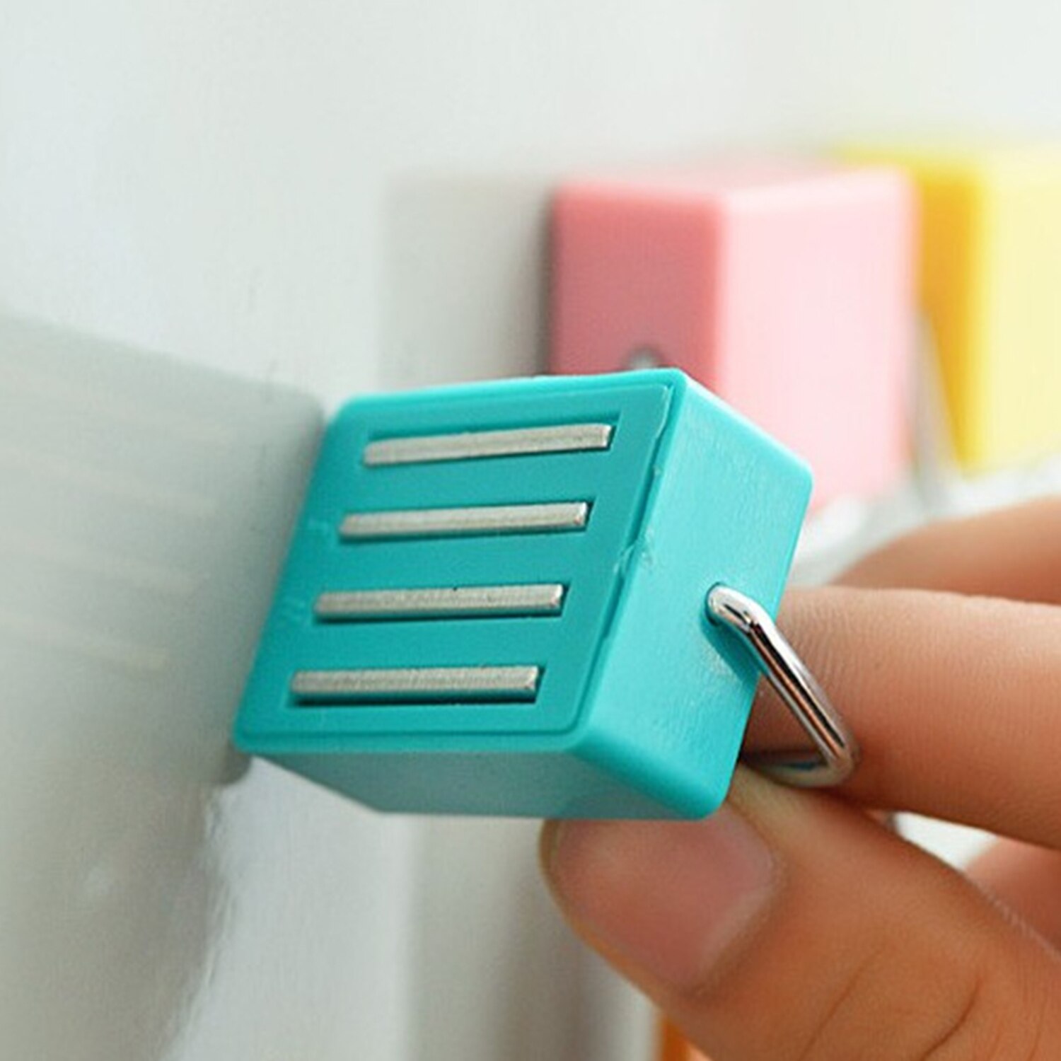 Crochets magnétiques décoratif réfrigérateur aimant manteau porte-clé stockage crochet suspendu pour cuisine réfrigérateur portant 2KG