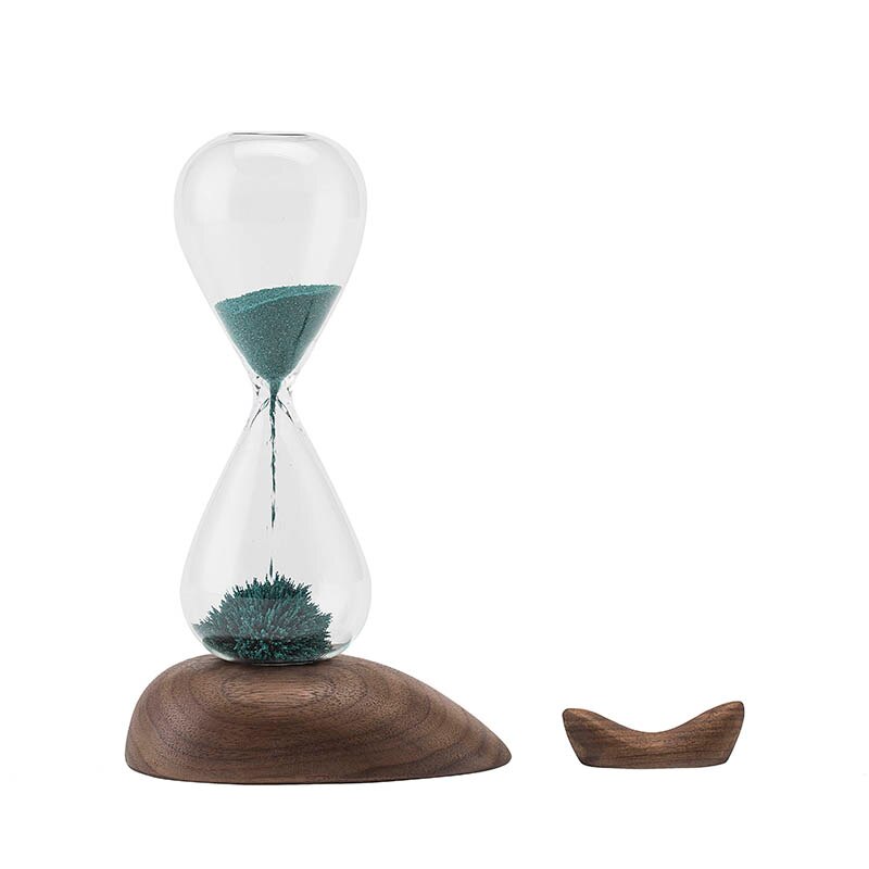 Sablier magnétique , pour amis amoureux, décoration de la maison, porte-stylo, horloge de sable, minuteries, lunettes de sable