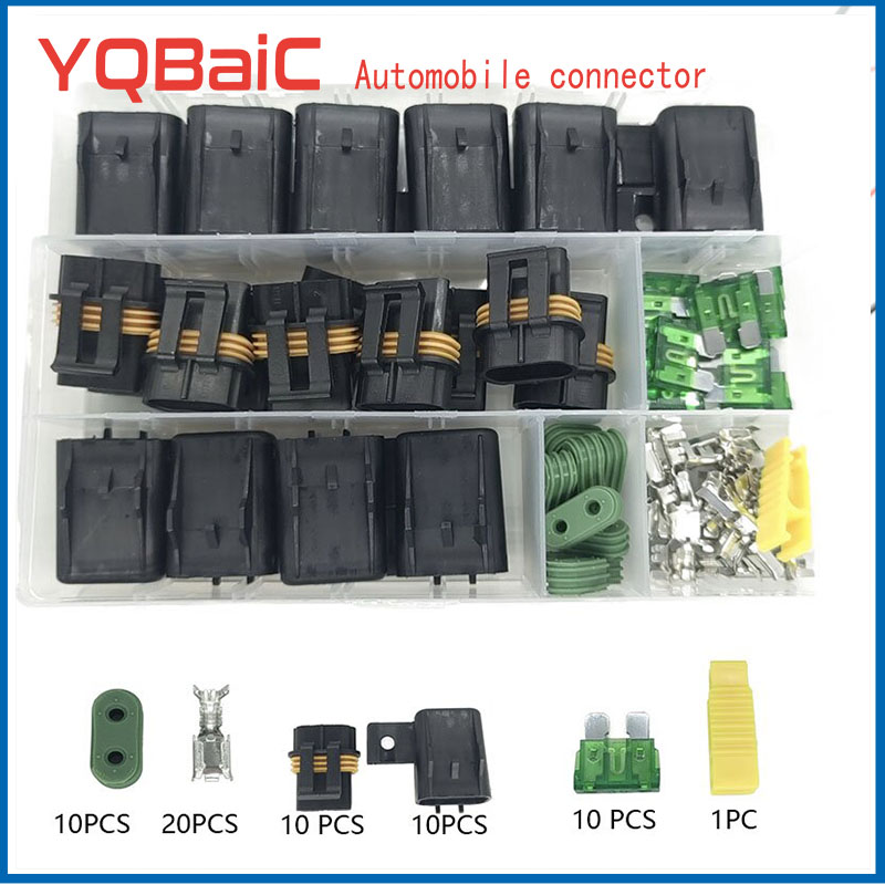 Boîte à fusibles 1A/2A/5A/7.5A/10A/15A/20A/25A/30A et porte-fusible de voiture à lame ATC pour véhicule automobile RV camion remorque prise de fusible modifiée
