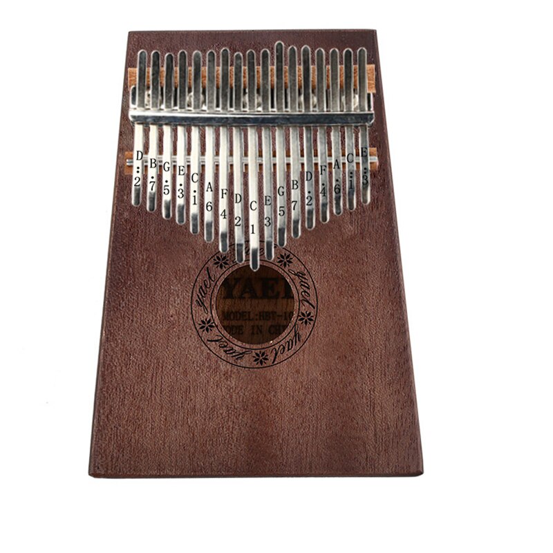 17 Key Kalimba Mahogany African Thumb Piano Finger... – Grandado