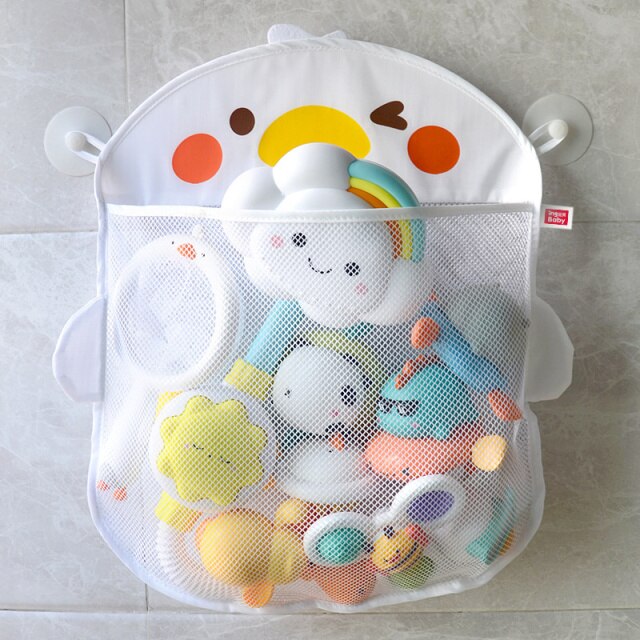 New Baby Water Toy piscina cartone animato animale anatre da bagno granchio avvolto catena orologio da bagno giocattoli da bagno per neonato regalo per bambini: 1pcs White Bag