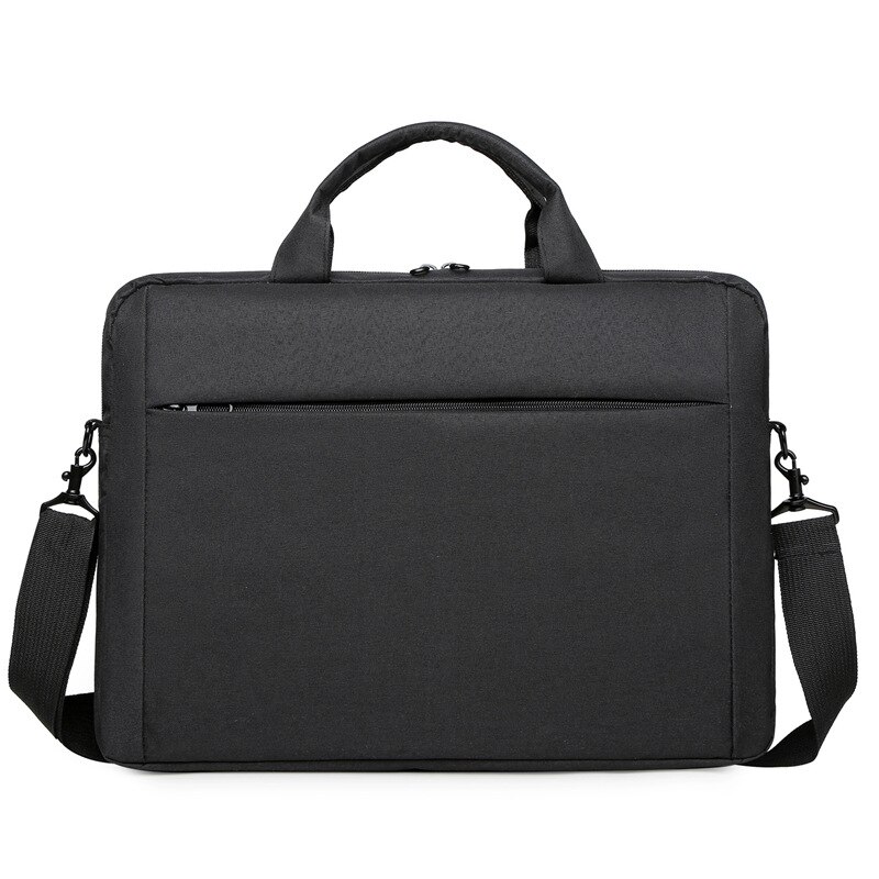 2022 Inch Laptop Bag Waterproof Notebook Case Computer Shoulder Handbag Women Men Briefcase Men Bags purses and handbags: Black