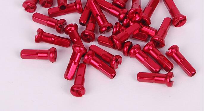 Leichte CNC Aluminium cn Speichen Nippel Faltrad Fahrrad Speichen Nippel 14mm Gold Silber Rot Schwarz