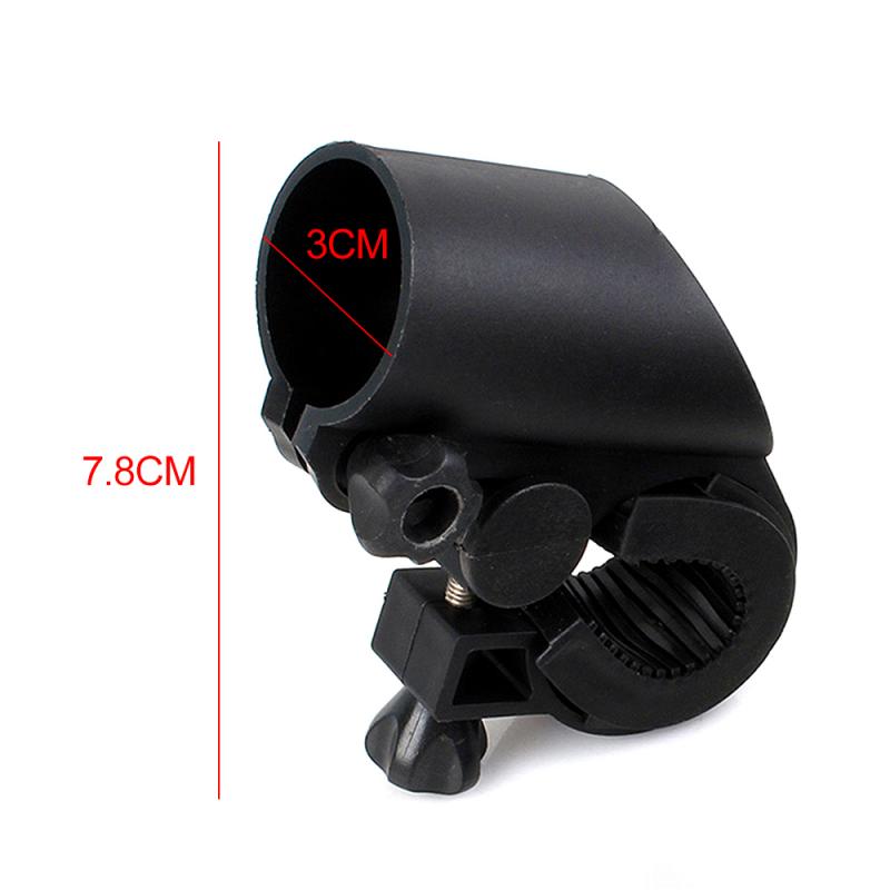 1pcs Portable Bike Bicycle Light Lamp Stand Holder Grip LED Flashlight Clamp Clip Mount Bracket Bicycle Accessories