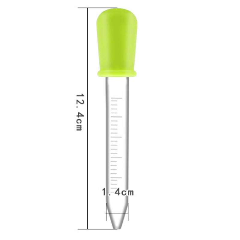 1PC Portable Baby Dropper Medicine Feeder Child Medicine Device Silicone Pipette Liquid Food Dropper Infant Utensils 5ML