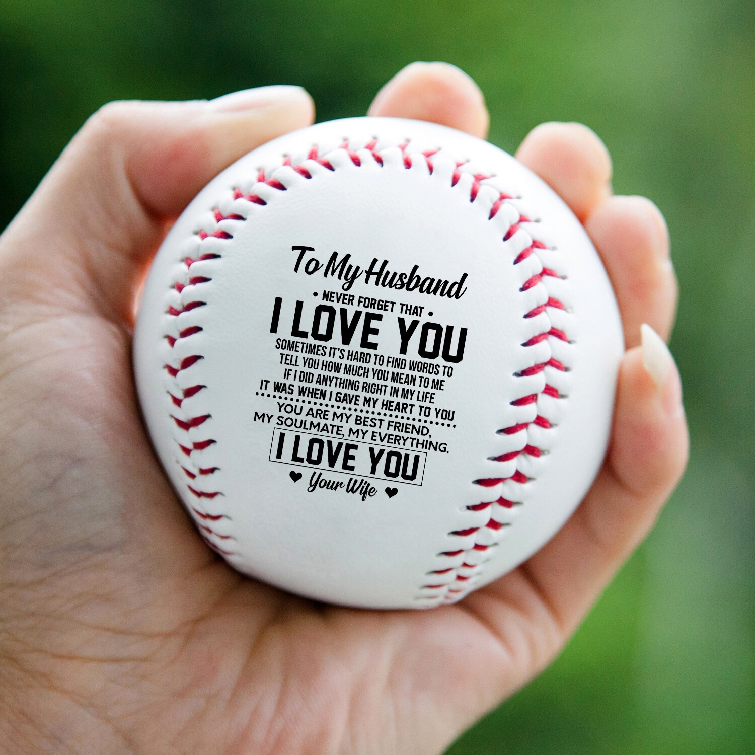 Om Mijn Man, Ik Wens Ik Kon Turn Back The Clock Baseball Bal