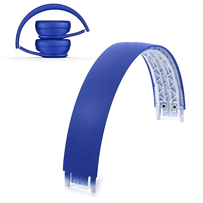 Ersatz Stirnband Kunststoff Shell für Beat Solo 3 3,0 Drahtlose Kopfhörer Reparatur Teile Kopf Band: Blau