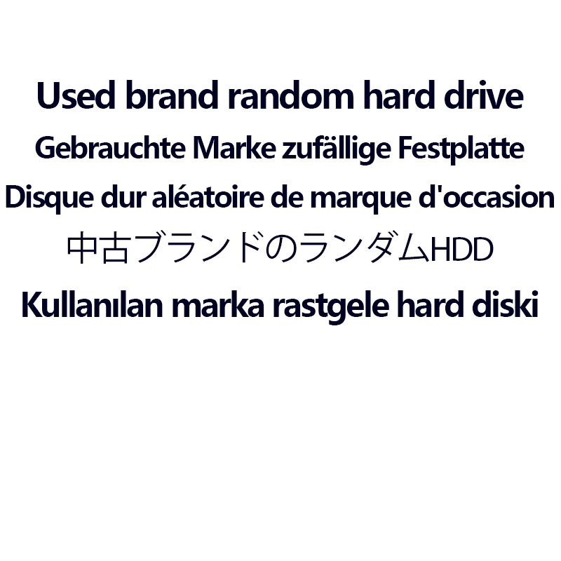 Begagnad mekanisk hårddisk för stationär dator, original bärbar dator 2.5- -tums mekanisk hårddisk 250g 160g serieportar och sata-portar