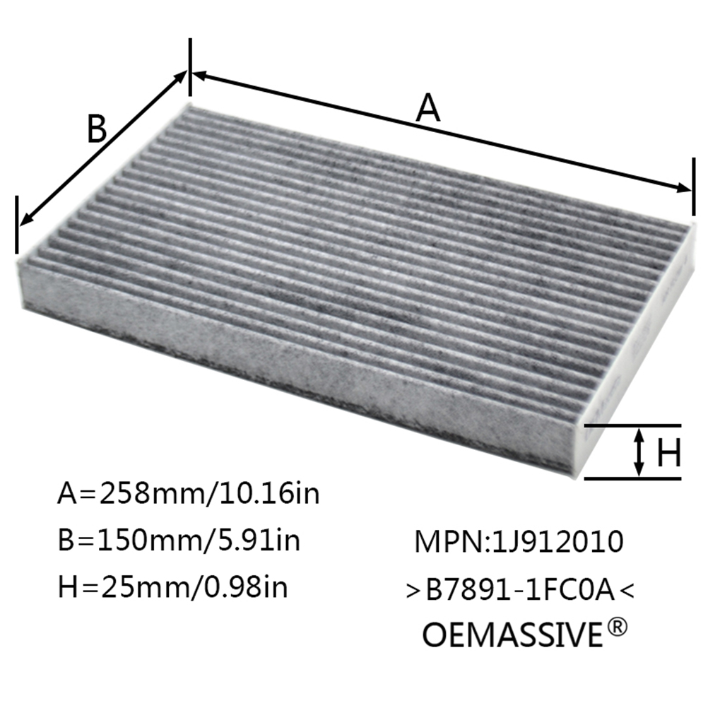 Filtro de aire de cabina de polen para Nissan Leaf ZE0 Electric Hatchback EM61 accesorios de motor