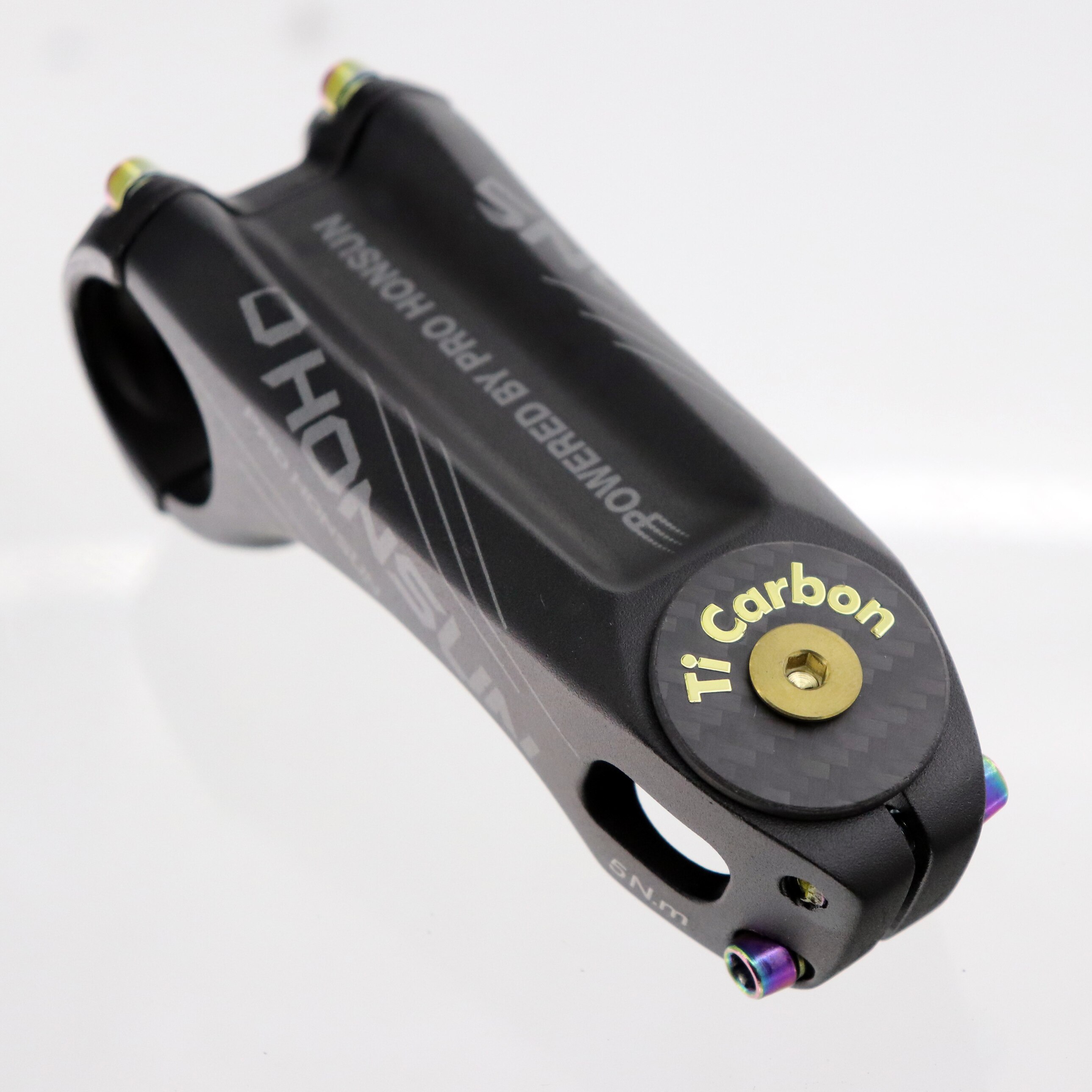 7g Carbon Bicycle Stem Headset Top Cap with Titanium Screw Headset Cover bike stem cover