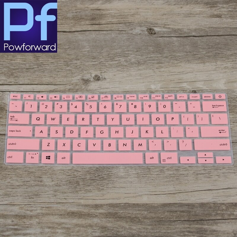 For ASUS ZenBook 14 UM431DA UM431D um433d um433da UM431 UM433 DA UM 431 433 D DA 14 inch laptop Keyboard cover protector skin: pink