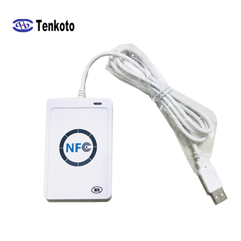 Åtkomstkontroll kontaktlösa rfid kortläsare usb nfc kortläsare skrivare rfid smart kopiator duplicering skrivbar klon acr 122u