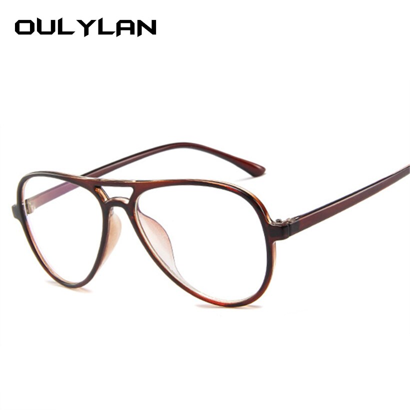 Oulylan Mannen Pilot Bril Frame Vrouwen Mode Bijziendheid Transparante Brillen Frames Mannelijke Computer Bril