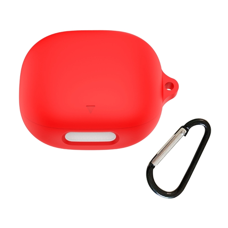 Estuche de transporte de silicona para auriculares Anker Soundcore Liberty 4 Pro, funda protectora resistente a los arañazos y a prueba de arañazos: Rojo