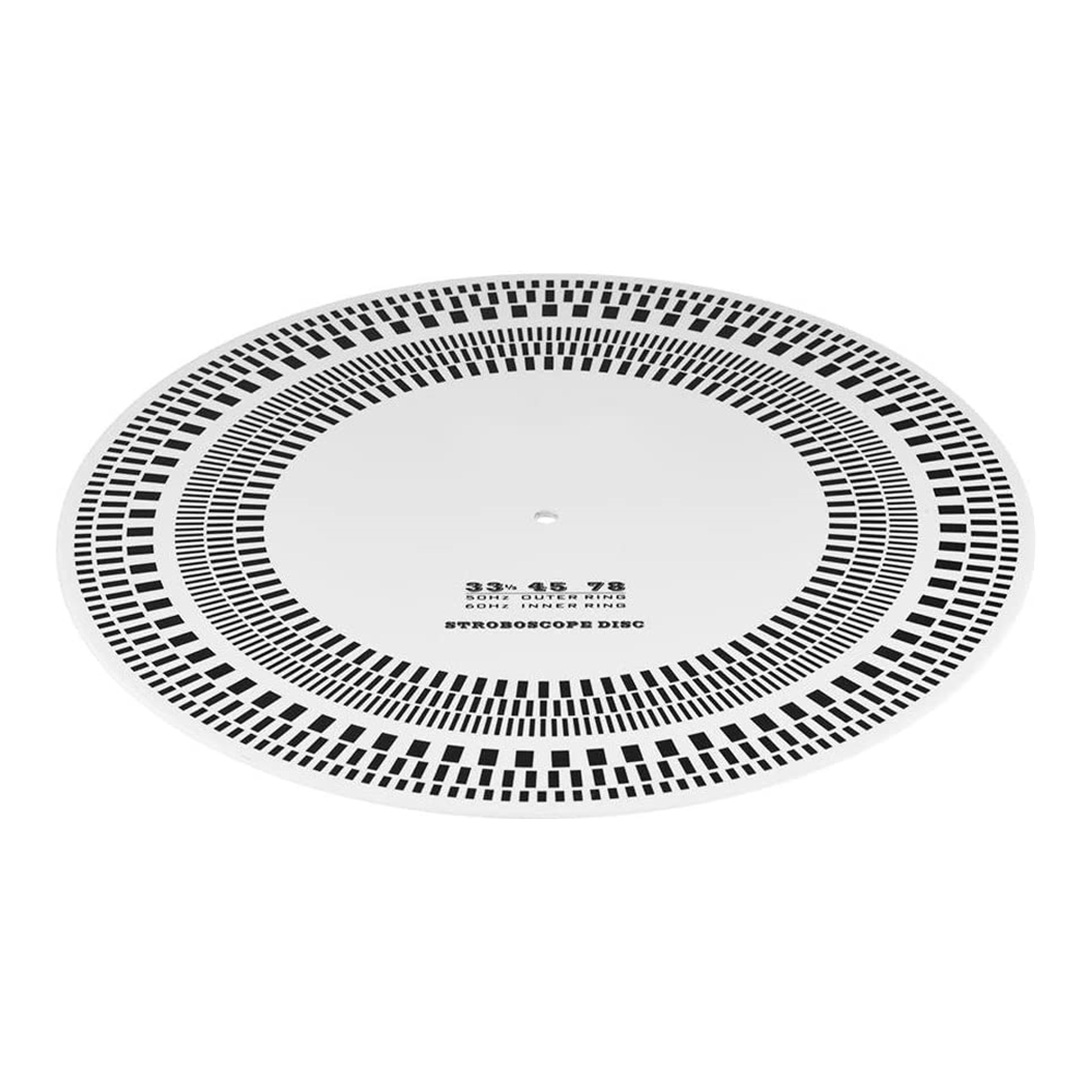 LP Vinyl Record Turntable Phono Tachometer Calibration Strobe Disc Stroboscope Mat 33 45 78 RPM