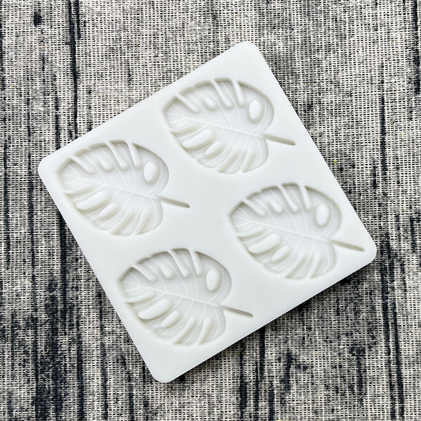 Monstera Deliciosa feuille Silicone Sugarcraft moule résine outils Cupcake cuisson moule Fondant gâteau décoration outils