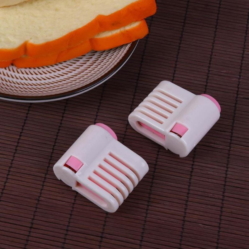 2 stuks Keuken Brood Cake Slicer Cutter 5 Lagen DIY Gelaagde Extra Apparaat Cake Slicer Lente Snijgereedschap Keuken Bakvormen