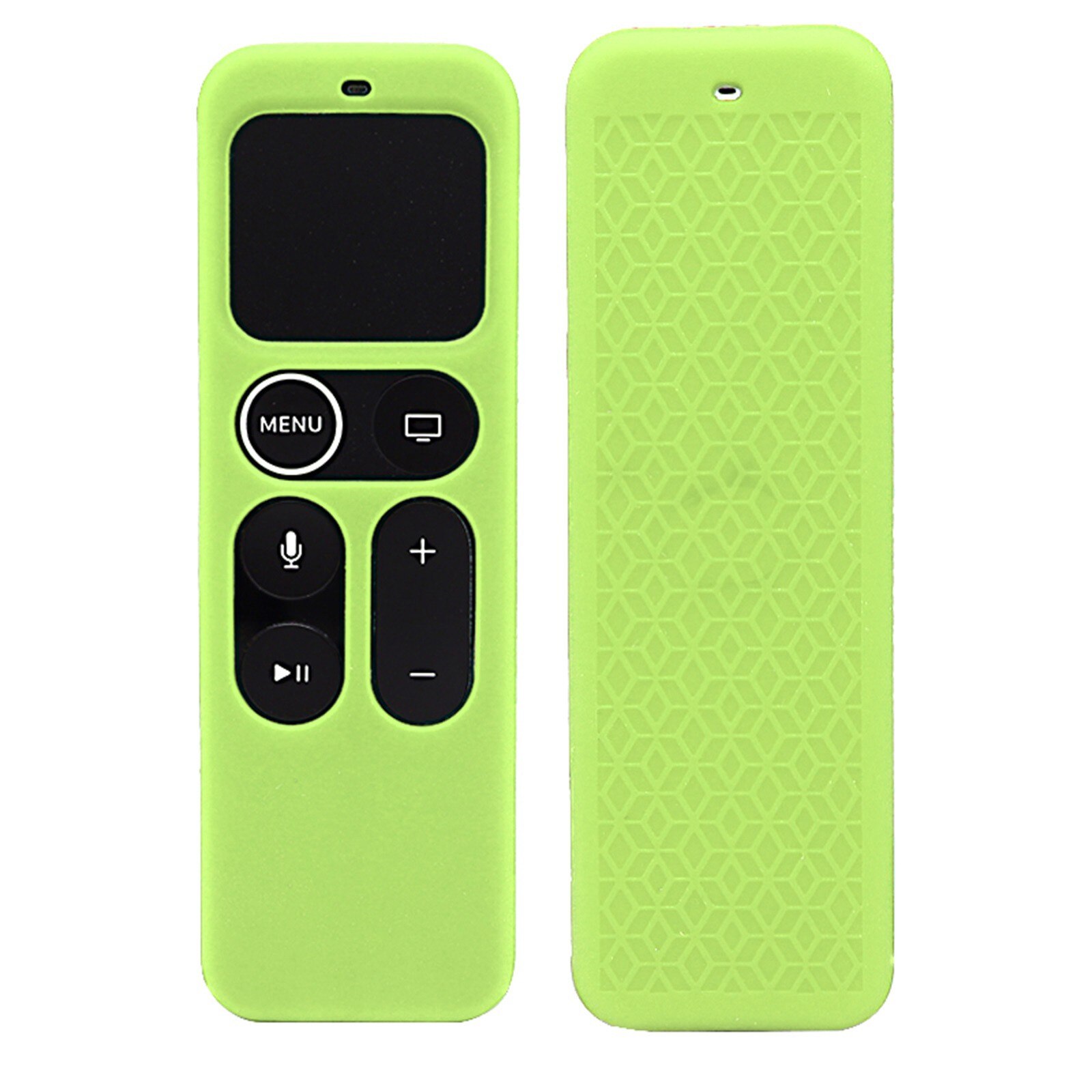 Silicone Remote Case For Apple TV 4K 5th 21 Remote Control Shockproof Protective Shell Replacement Remote Case Cover: Green