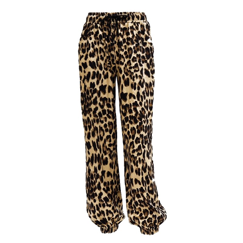 Pantalons de danse latine femmes Sexy imprimé léopard pantalon de pratique  ample Cha Cha Samba Tango Salsa vêtements de danse vêtement pour femme