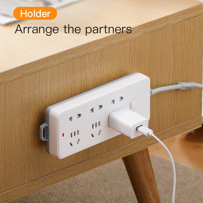 Fijador de enchufe sin perforaciones, adhesivo de pared para organizar tu hogar, cables, fijar enchufes y regletas, soporte