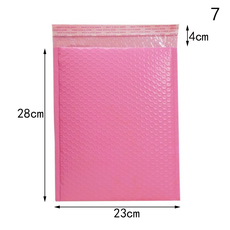 10x Pink Bubble Bag Mailer Plastic Padded Envelope Bag Packaging: N7