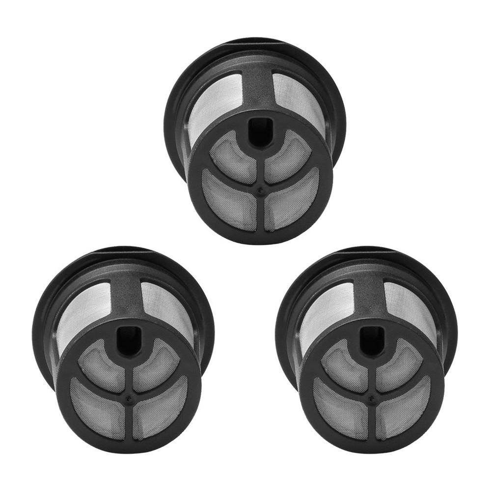 3 stk genopfyldelig kaffefilter mesh kapsler k kop kurve genanvendelig drypper til keurig 2.0 tilbehør til kaffemaskine: Sort