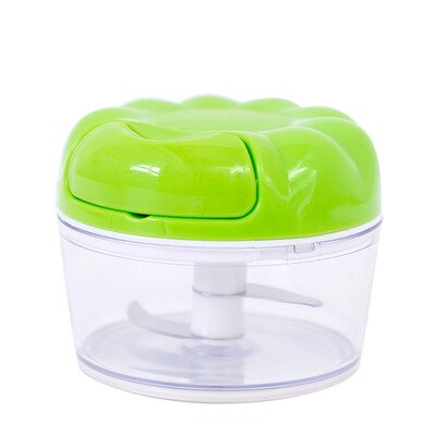 Household Garlic Crusher Hand-Pulled Garlic Triturator Manual Mashed Garlic Small Garlic Press Pull Garlic Cut Minced Garlic: Green