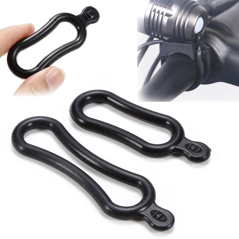 Bike Light Fastening Rubber Band Headlamp Installation Mount O-Ring Rubber Bike Light Mount Install Parts