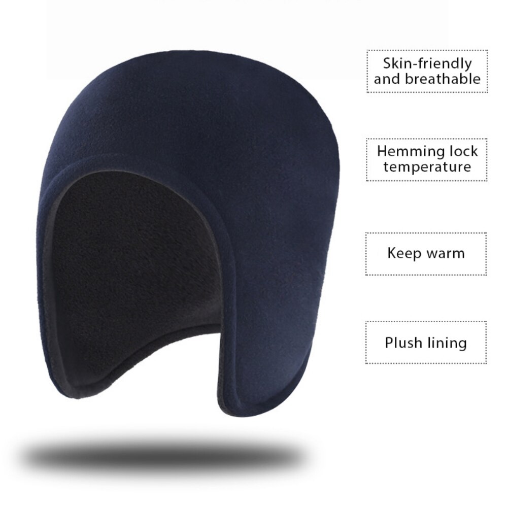 Outdoor Adult Winter Fleece Hat Ear Protection Solid Keep Warm Soft Bonnet Hats Windproof Cycling Earflaps Beanie Cap Snow Hat