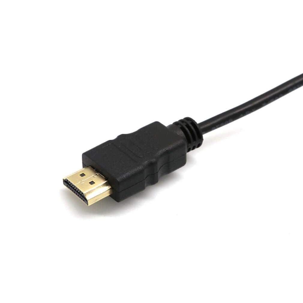 1M HDMI to VGA D-SUB Male Video Adapter Cable Lead for HDTV PC Computer Monitor