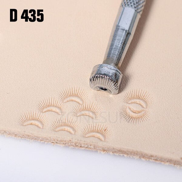 ZONESUN leather embossing kit Carving Printing Tool DIY Manual Leather Craft Stamps Art Pattern Leather Stamping Printing Tools: D435