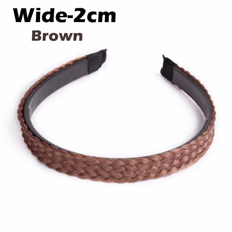Synthetisches Stirnband Ich bin böhmischen Stil, Fischschwanz-Zöpfe, Haar mit verstellbarem Gürtel, geflochtenes Haarband für Damen, Frisur, Haarteile: MULTI