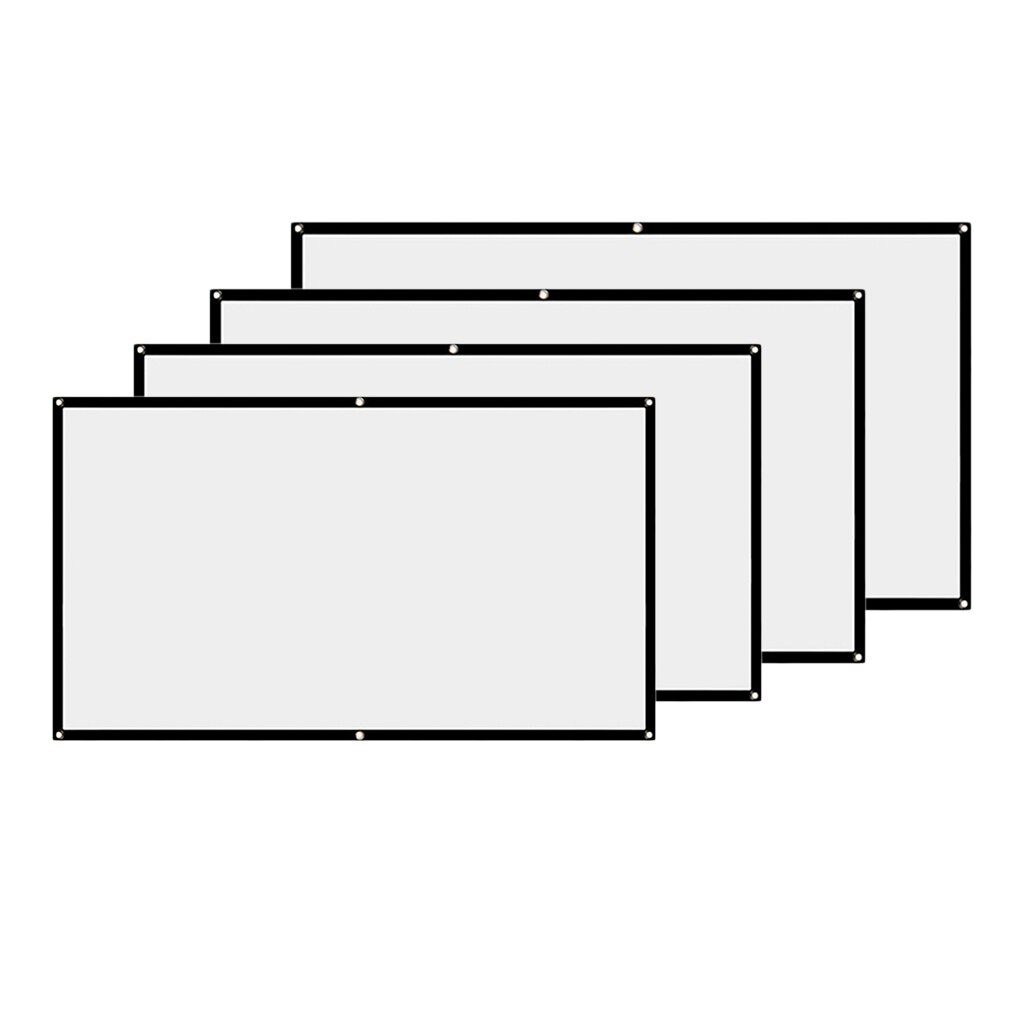 16:9 HD Projection Screen Home Theater Video Projector Screens School Party