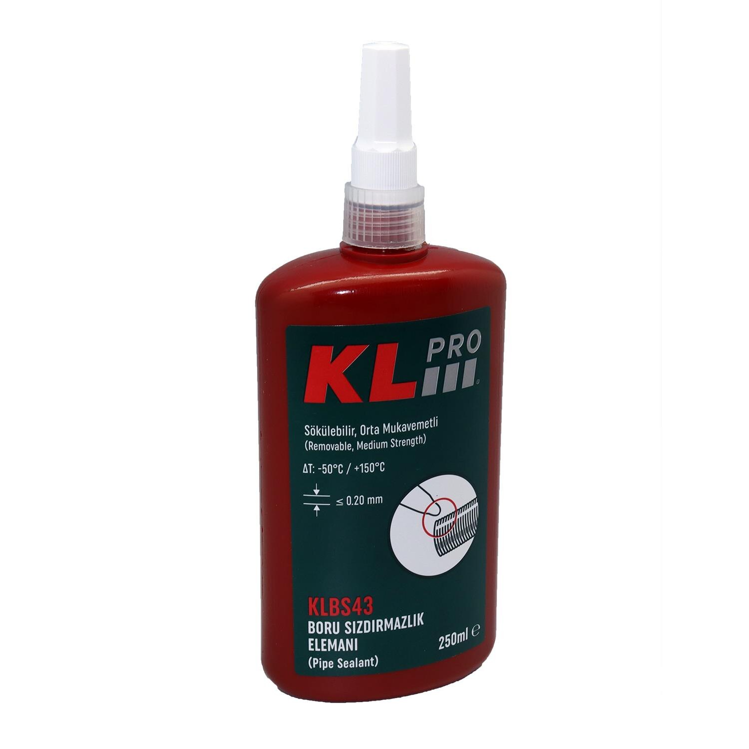 Klpro klbs 43-250 250ml rör tätningselement