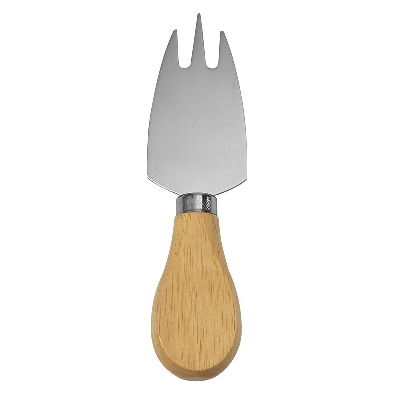 Stahl Edelstahl Käse messer mit Bambus Holzgriff Küche Backwerk zeug Slicer Cutter 1 Stück Bambus Küche: Burgunderrot