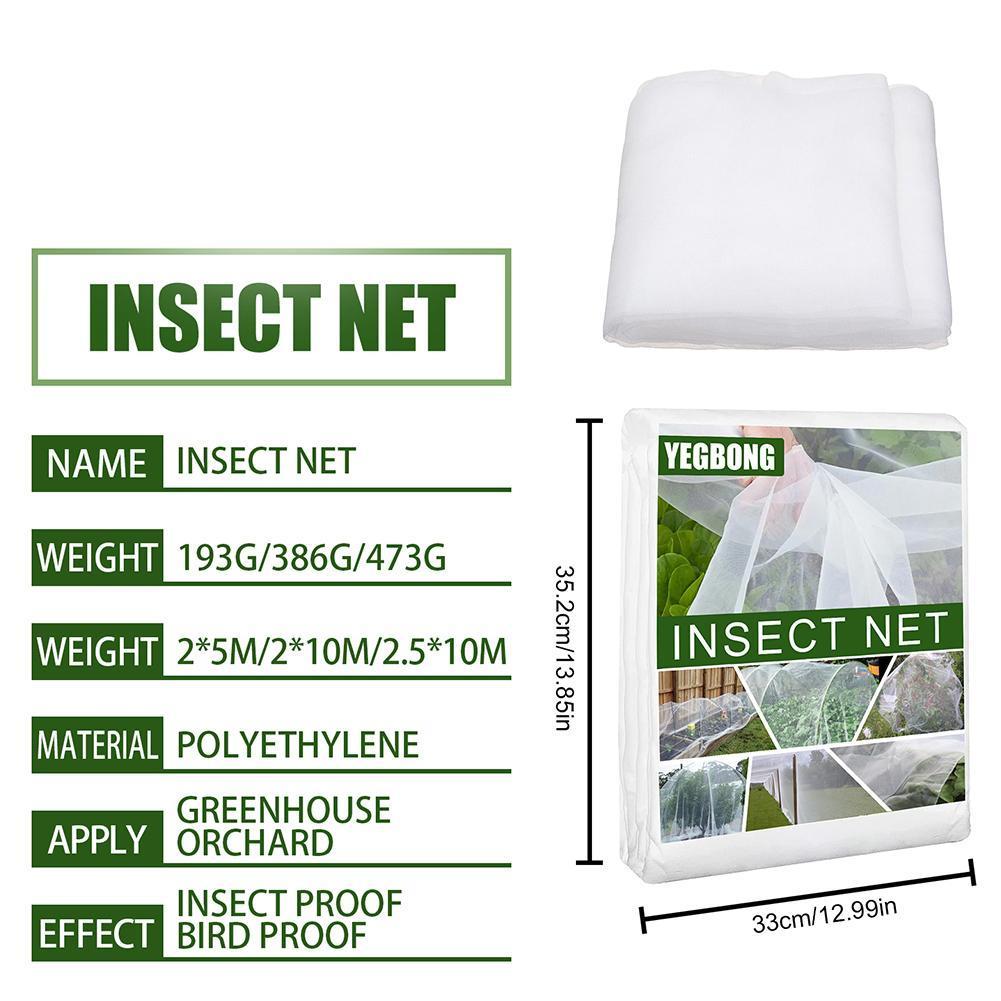 1 PCS Insect Proof Net Garden Net UV Resistant Material Butterflies Garden Pests Various and Prevent Insects, A2D6