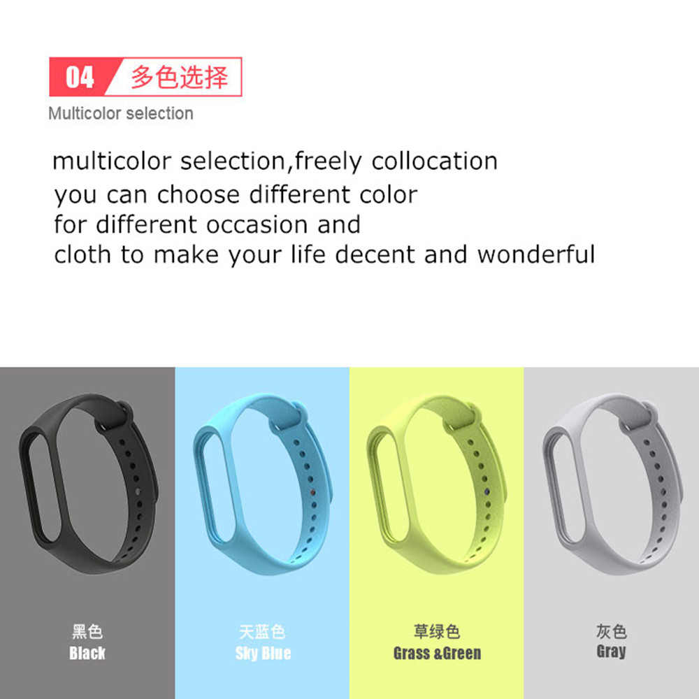 Strap for Xiaomi Mi Band 4 3 Sport Strap watch Silicone wrist strap For xiaomi miband 4 3 accessories bracelet Miband 4 3 Strap