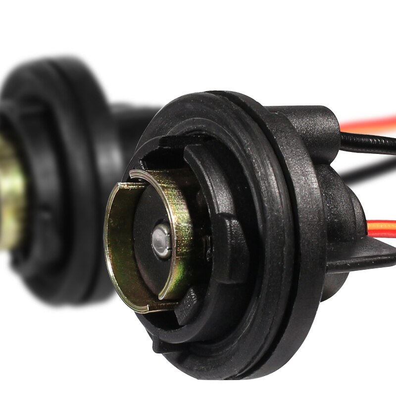 Yccpauto 2 st 1156 ba15s p21w uttag hållare tråd bil blinkers backljus backlampa bas ansluta ledningsnät