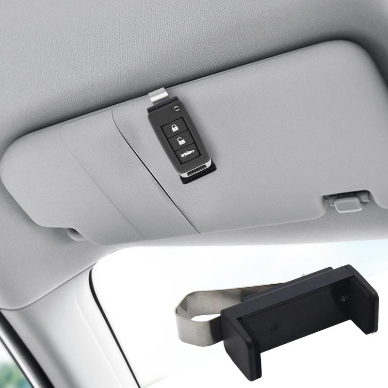 Support de clé de voiture réglable, clip de télécommande de portail, porte de garage, pare-soleil, 45-67mm