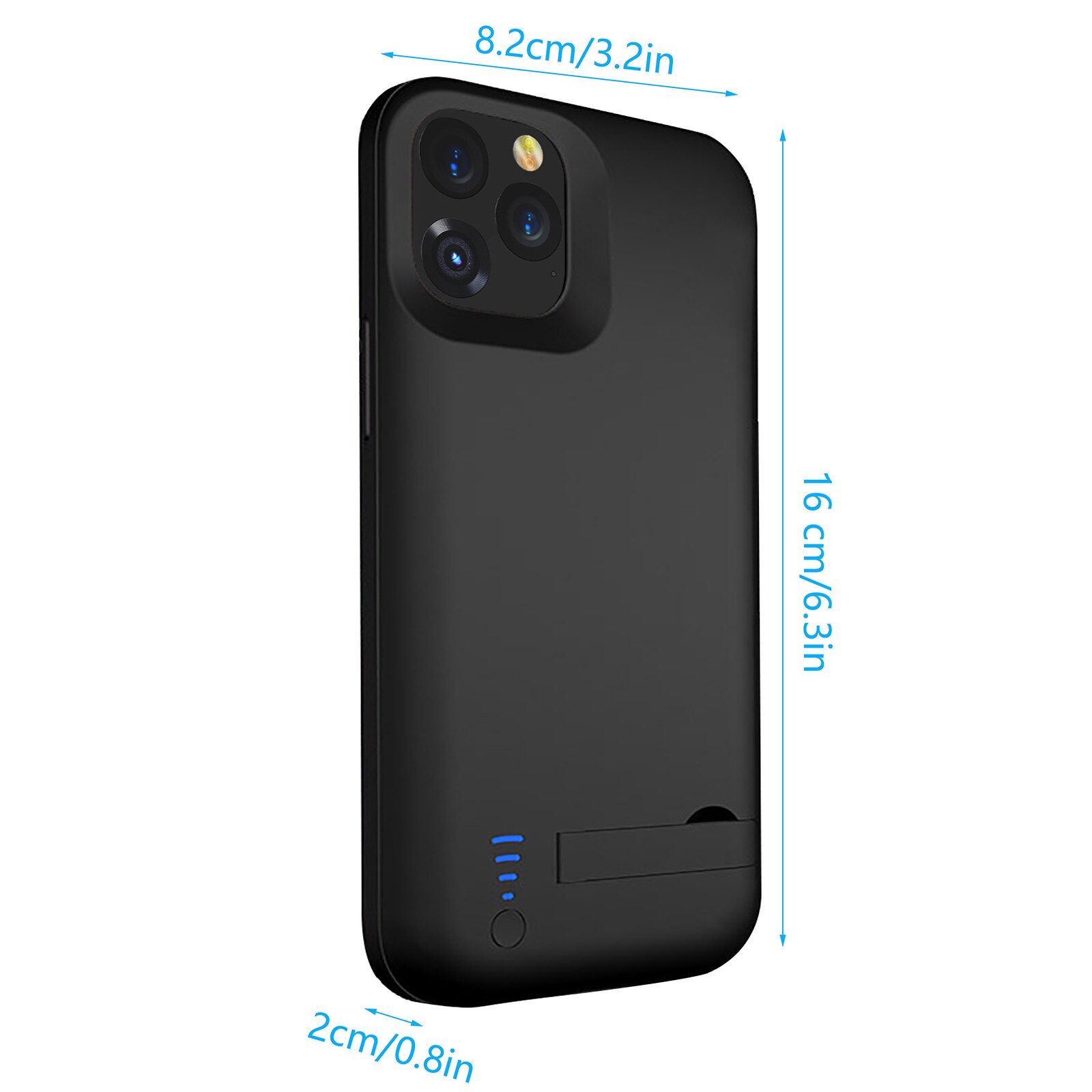 Portable Security Quick Charging Mobile Phone For Iphone 12 Pro 6.1inch Battery Case 5000mAh Extended Charger Power Cover