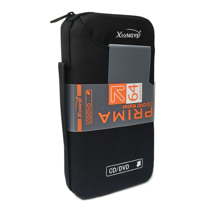 Étui de rangement pour DVD et CD, capacité de 96/64 disques, support pour voiture, sac de transport Portable pour accessoires DVD et CD